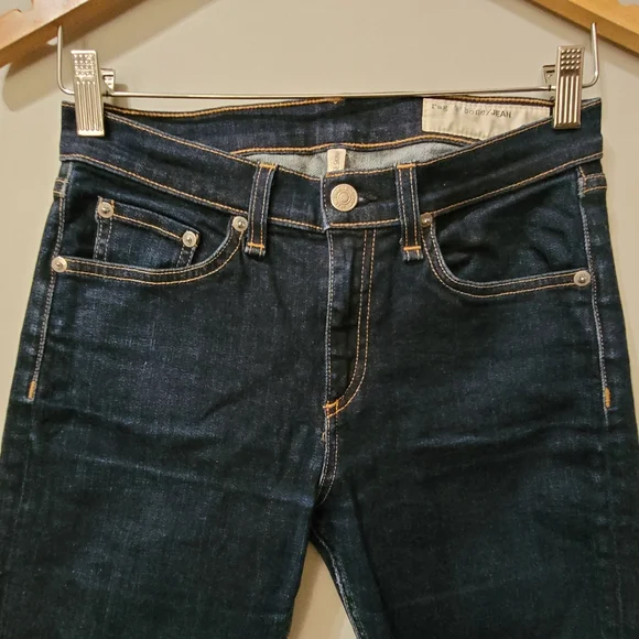 Rag & Bone High Rise Skinny Jeans - Heritage 27 - Picture 5 of 15